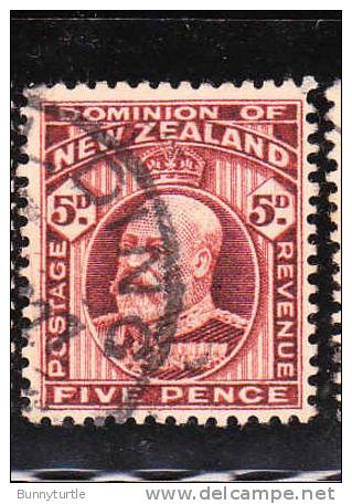 New Zealand 1909-12 Edward VII 5p Used - Gebruikt