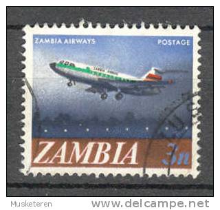 Zambia 1968 Mi. 41  3 N Zambia Airways - Zambie (1965-...)