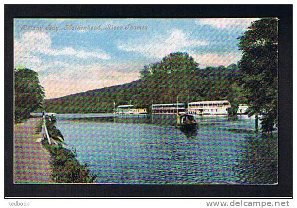 Early Postcard House Boats - Botany Bay River Thames Maidenhead Berkshire - Ref 434 - Dunbartonshire
