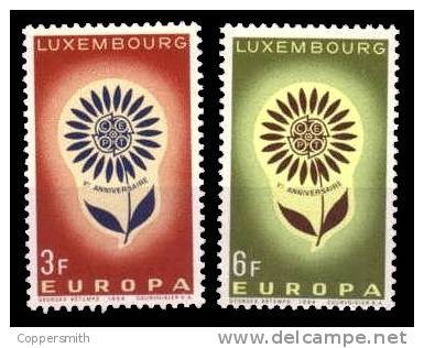 (009) Luxembourg  Europa 1964 / Flower / Fleurs / Blume / Bloemen  ** / Mnh  Michel 695-96 - Neufs