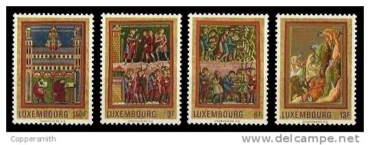 (016) Luxembourg  Manuscripts / Handschriften / History / Culture   ** / Mnh  Michel 820-23 - Nuovi