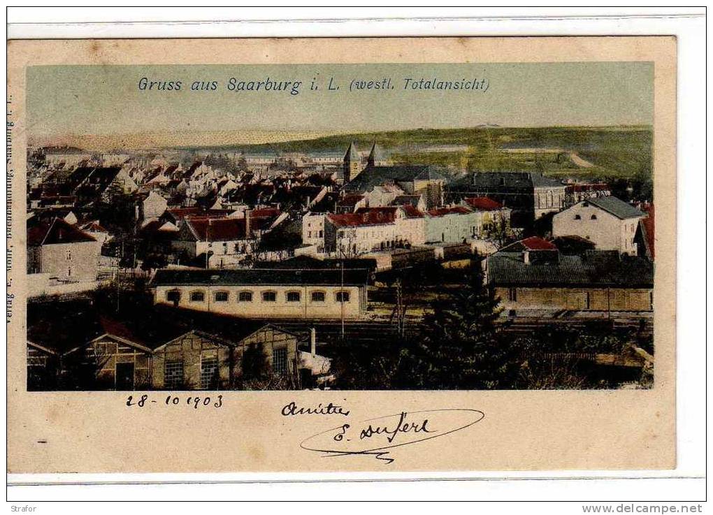 57298 SARREBOURG 1903 - Sarrebourg