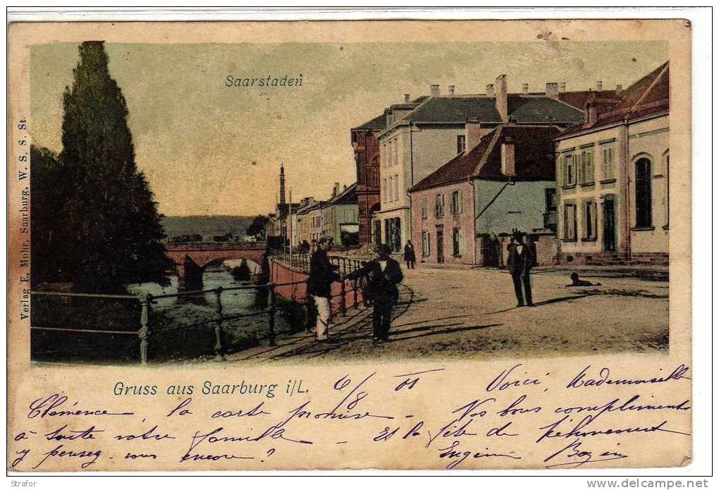 57315 SARREBOURG En 1901 - Sarrebourg