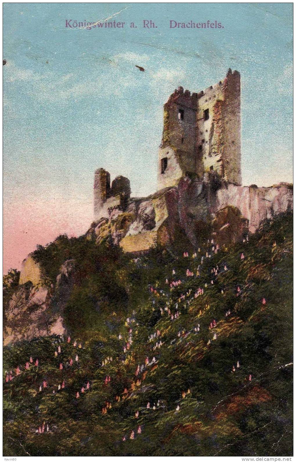 ALLEMAGNE Königswinter A. Rh. Drachenfels Cpa Couleur - Drachenfels