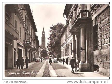 28756)cartolina Illustratoria Cremona - Piazza Roma - Cremona