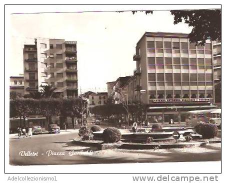 28762)cartolina Illustratoria Velletri - Piazza Garibaldi - Velletri