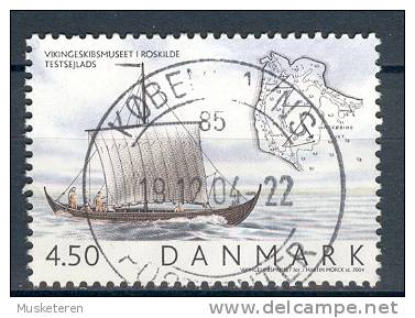 Denmark 2004 Mi. 1377  4.50 Kr Wiking Ships Museum Wikingerschiffsmuseum Roskilde Deluxe Cancel !! - Used Stamps