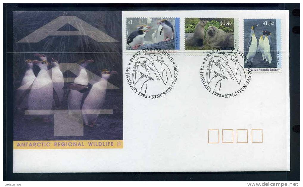 AAT 1993 Wildlife, Penguins FDC - Pinguine