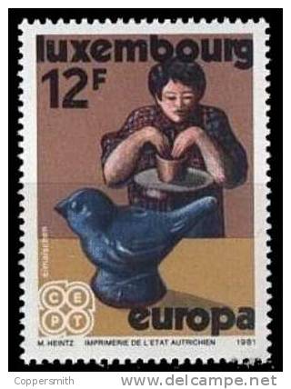 (019) Luxembourg  Europa 81 / Single Value / Valeur / Einzelwert   ** / Mnh  Michel 1032 - Neufs
