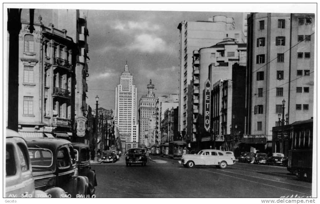 Saô Paulo - Av. Sao Joao En  1949 - São Paulo