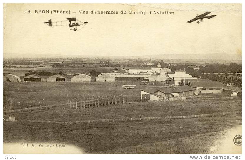 Aviation - Terrain D'Aviation Bron - 1914-1918: 1st War