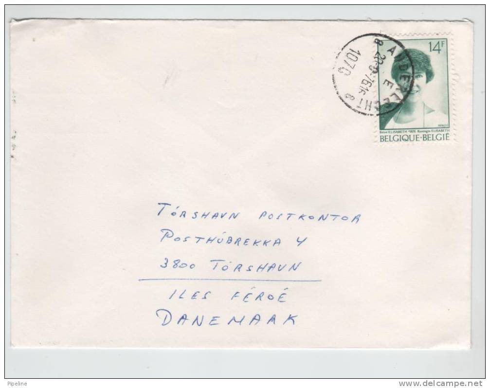 Belgium Cover Sent To Faroe Islands 20-8-1976 - Lettres & Documents