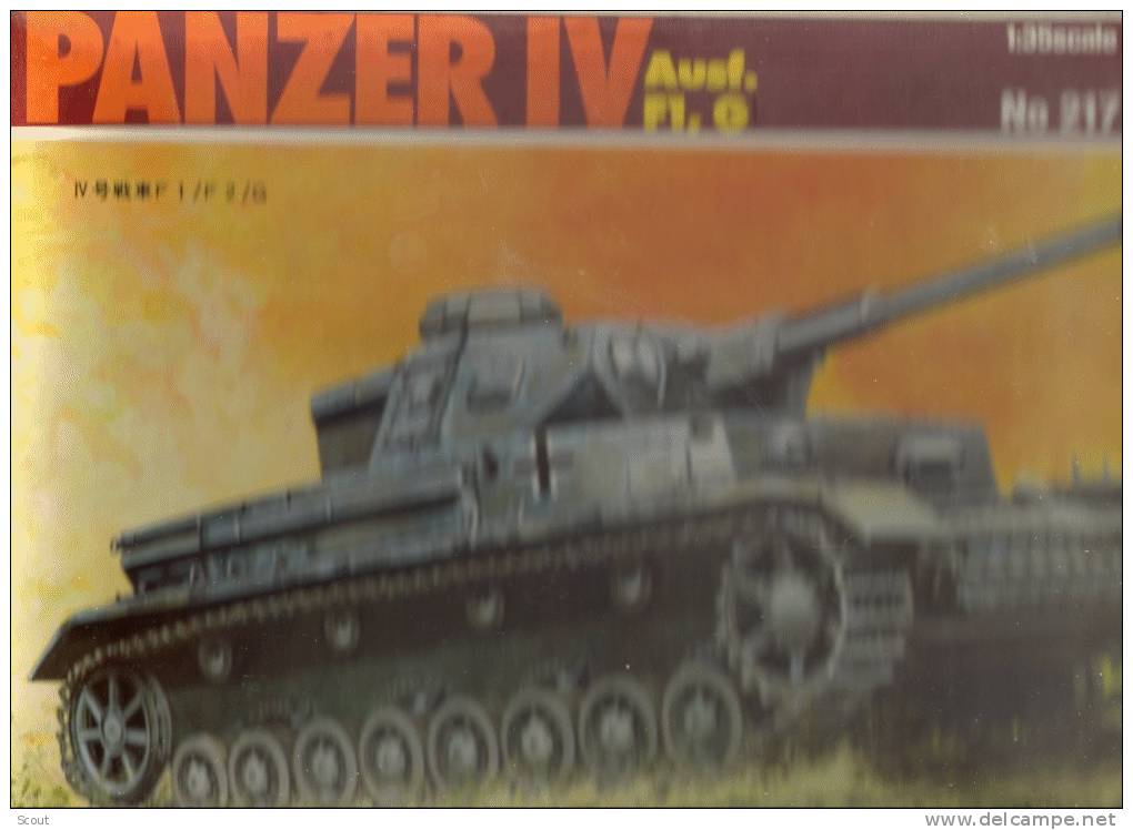 ITALERI PANZER IV Ausf. F1, G No 217 Scala 1:35 - Militaire Voertuigen