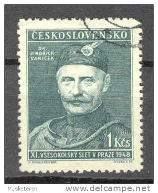 Czechoslovakia 1948 Mi. 540 Sokolkongress J. Vanicek - Oblitérés