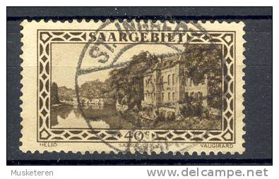 Saar Saargebiet 1926 Mi. 113 Kaserne Saarlouis Deluxe Cancel ST. INGBERT !! - Gebraucht