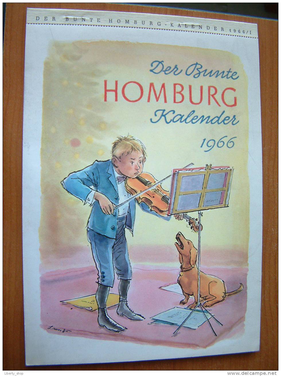 DER BUNTE HOMBURG - KALENDER 1966 / I - Grand Format : 1961-70