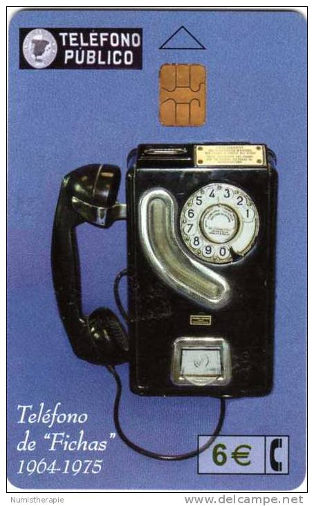 Tarjeta Telefonica : Fichas Telefonicas : Telefono De Fichas 1964-1975 - Timbres & Monnaies