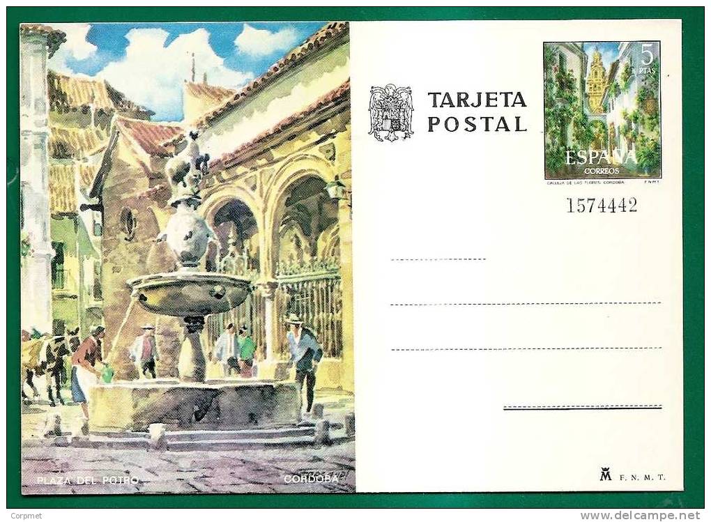 ESPAÑA - TARJETA POSTAL CORDOBA - ENTERO Numerado - 1931-....
