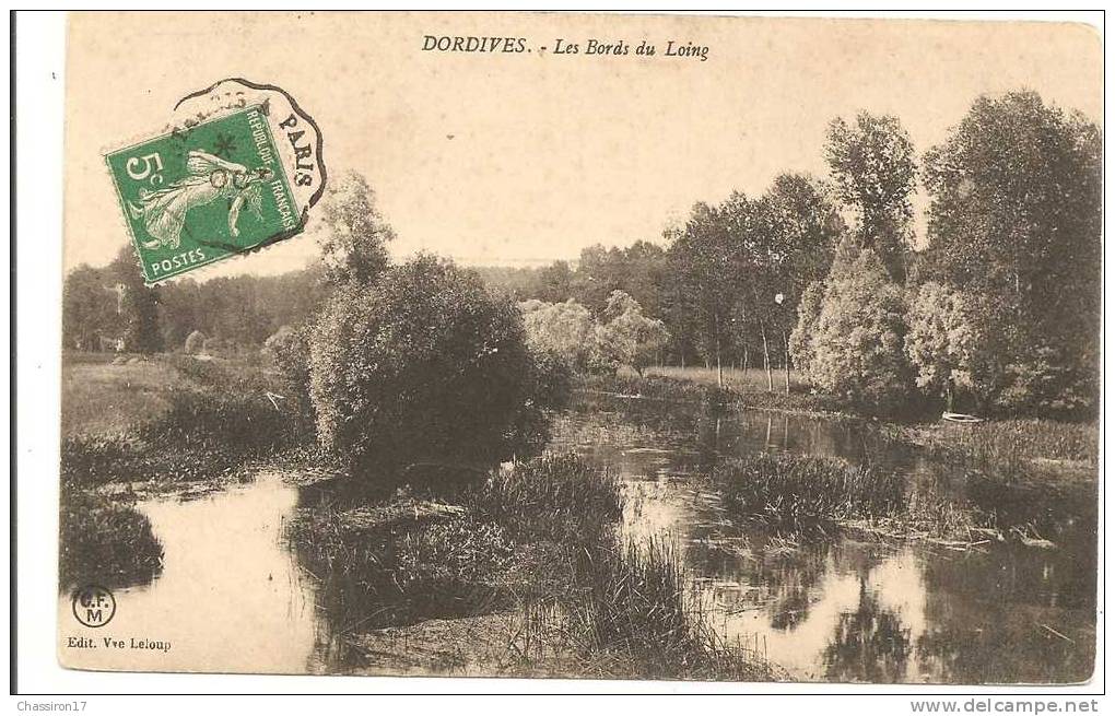 45 -  DORDIVES  -  Les Bords Du Loing - Dordives