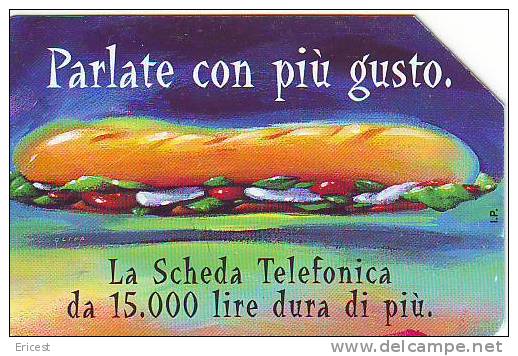 ITALIE PARLATE CON PIU GUSTO 10000 LIRE ETAT COURANT - Public Advertising