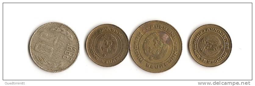 Bulgarie. Lot De 4 Pièces. - Bulgaria