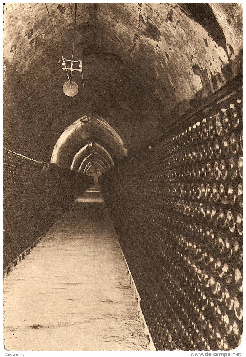 Reims.Champagne Pommery Et Greno.1958. Tunnel De 200 000 Bouteilles. - Weinberge