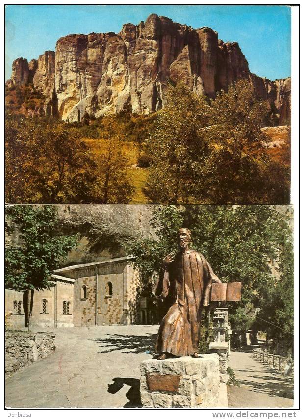 Pietra Di Bismantova (Castelnovo Ne' Monti - Reggio Emilia). 2 Cartoline Anni '70/'80 - Reggio Nell'Emilia