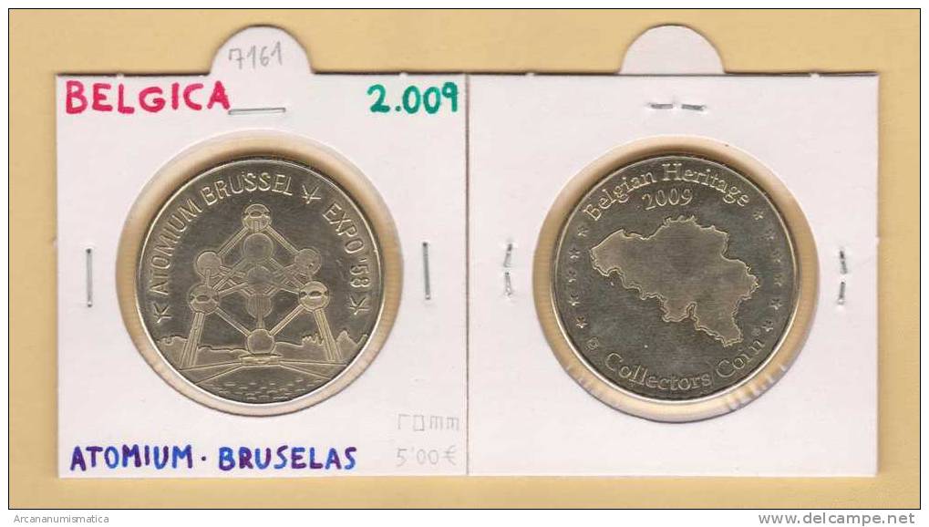 BELGICA  ATOMIUN  BRUSELAS 2.009  UNC/SC      DL-7162 - Other & Unclassified