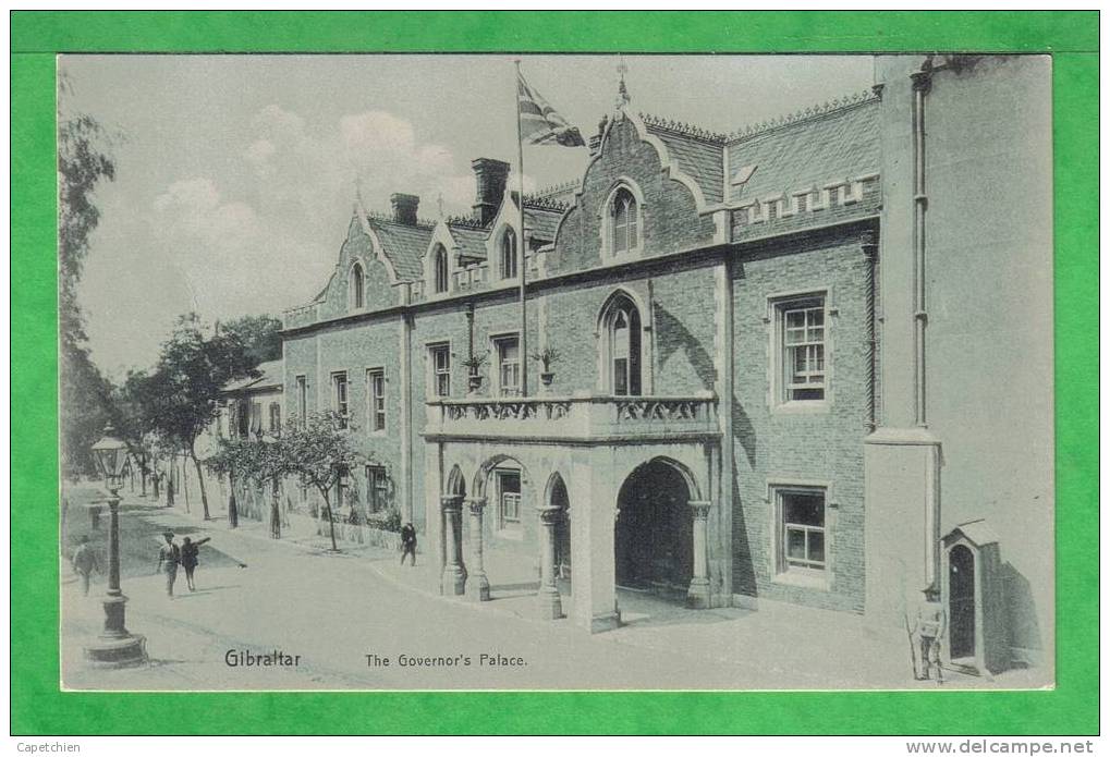 GIBRALTAR - THE GOVERNOR'S PALACE - Carte  Vierge - Gibilterra