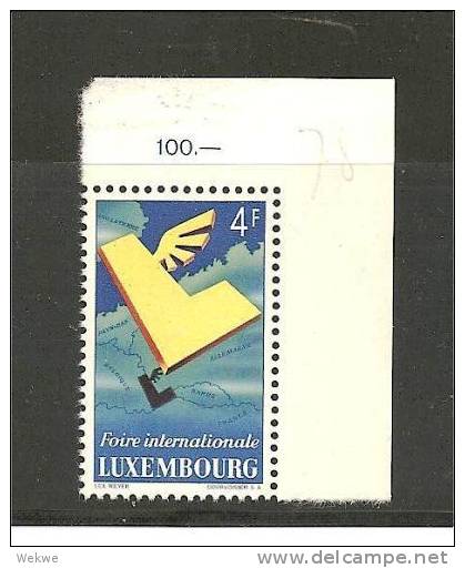 Lux Mi.Nr.524/  LUXEMBURG - Internat. Messe 1954 ** MNH - Ungebraucht