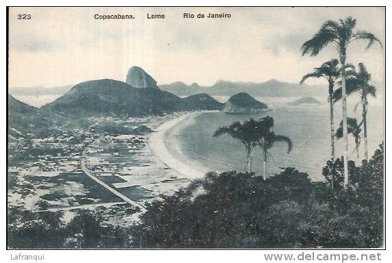 BRESIL-ref 08- Copacabana - Leme - Rio De Janeiro - Carte Bon Etat - - Copacabana