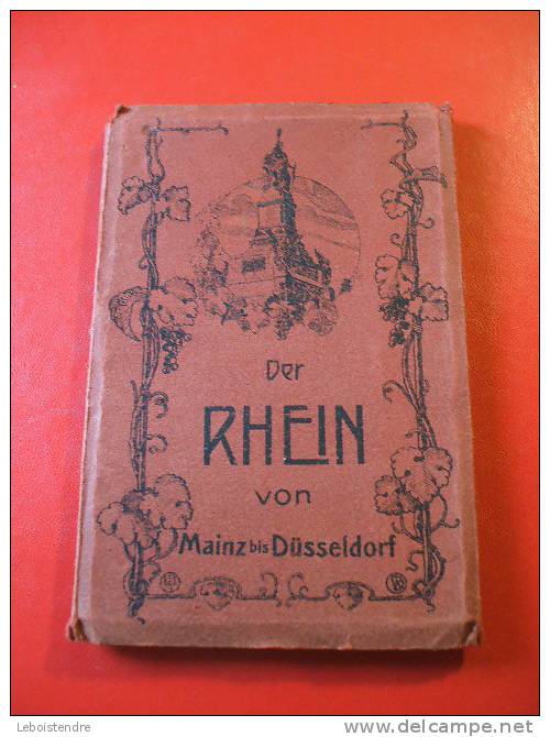 CARNET DE 12 CPA- DER RHEIN VON MAINZ BIS DÜSSELDORF - Rheine