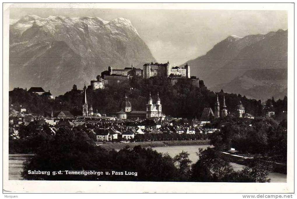 Postal MONDSEE (Alpen) Austria 1952 - Lettres & Documents