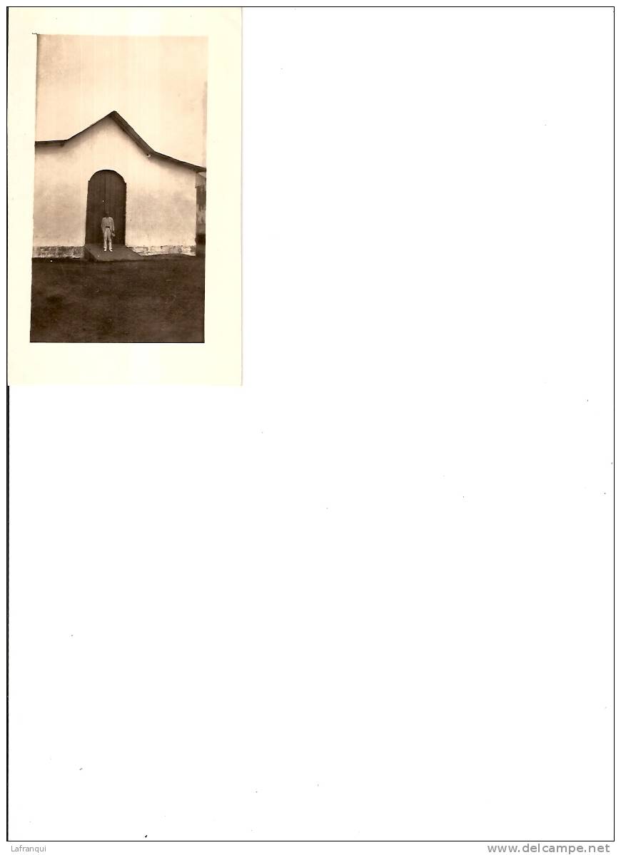 COLOMBIE-ref 03- Carte Photo  Texte Au Verso - Eglise Del Banco  - Carte Bon Etat - - Colombie