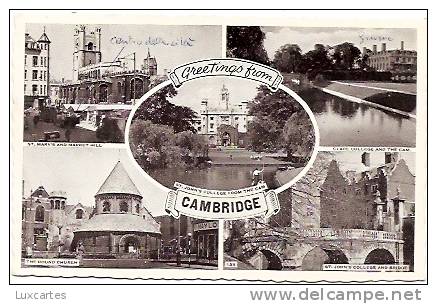 GREETINGS FROM CAMBRIDGE . - Cambridge