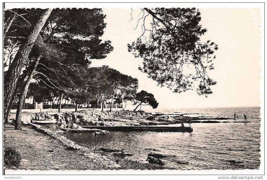 83..BOULOURIS..LA PROMENADE DU BORD DE MER..1962..CARTE PHOTO GLACEE..EDIT : AJAX A MONACO - Boulouris