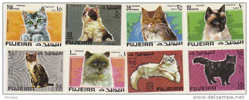 Fujeira-Cats Imperforated Set MNH - Fujeira