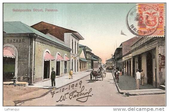 PANAMA -ref 04- Salaipuedes Street , Panama   -carte Bon Etat - Panama