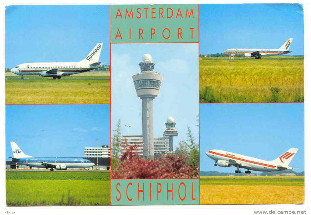 THE NETHERLANDS / AMSTERDAM - SCHIPHOL ( 13 ) ( Format: 11 X 15 Cm) - Aerodrome