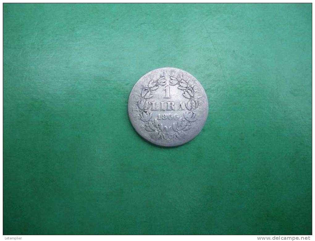 1 Lira Pie IX 1866 - Vatican