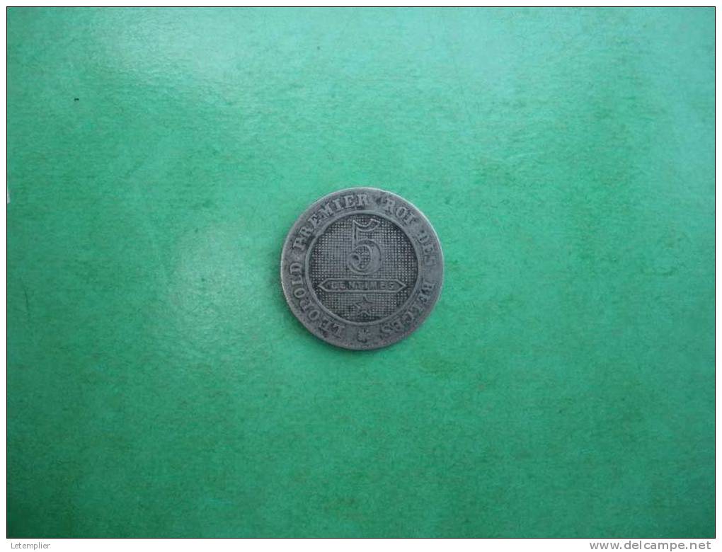 5 Cts Leopold I 1861 - 10 Cents