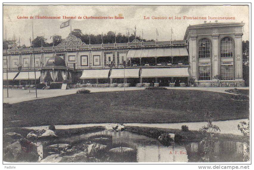 Carte Postale 69. Charbonnière-les-bains Le Casino  Trés  Beau Plan - Charbonniere Les Bains