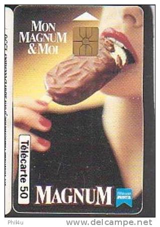 France Mon Magnum & Moi Telecarte 50 Units Used Phone Card  Nice Item To Buy - 1994