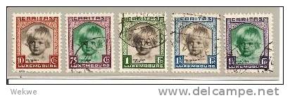 Lux Mi.nr.240-41/ LUXEMBURG -  Prinzessin Alix 1931 O - Oblitérés