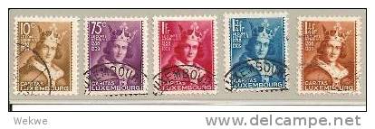 Lux Mi.Nr.252-56/  LUXEMBURG -  Kinderhilfe 1933 O - Used Stamps