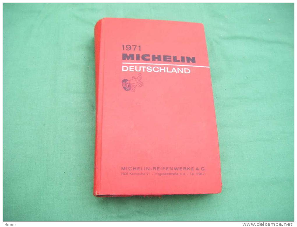 Guide Michelin -allemand -1971--- - Allemagne (général)