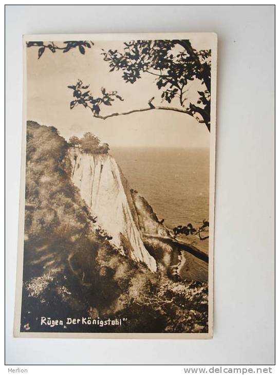 Rügen - Der Königstuhl  - Real Photo     VF  D52767 - Rügen