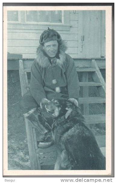 CPA Etats Unis, Alaska, Cercle Arctique,le Missionnaire Et Son Chien, Fidele Compagnon - Sonstige & Ohne Zuordnung