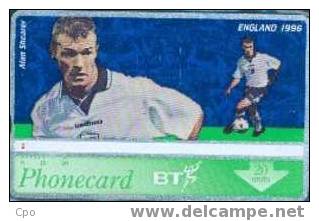 # UK_BT BTC177 EURO 96 Football Alan Shearer 20 Landis&gyr   -sport,football-  Tres Bon Etat - Andere & Zonder Classificatie