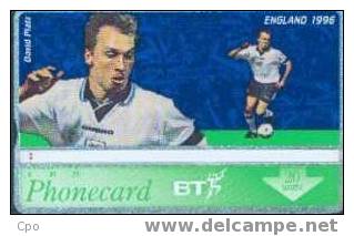 # UK_BT BTC174 EURO 96 Football David Platt 20 Landis&gyr   -sport,football-  Tres Bon Etat - Sonstige & Ohne Zuordnung